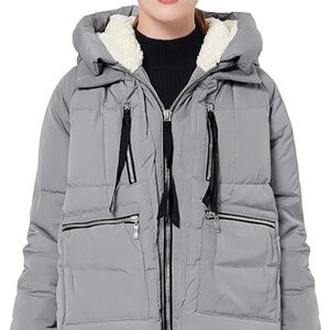Orolay Women's Thickened Down Jacket - Gray Size Small